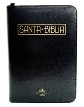 Santa Biblia tamaño compacto con Cierre. Reina Valera 1960.