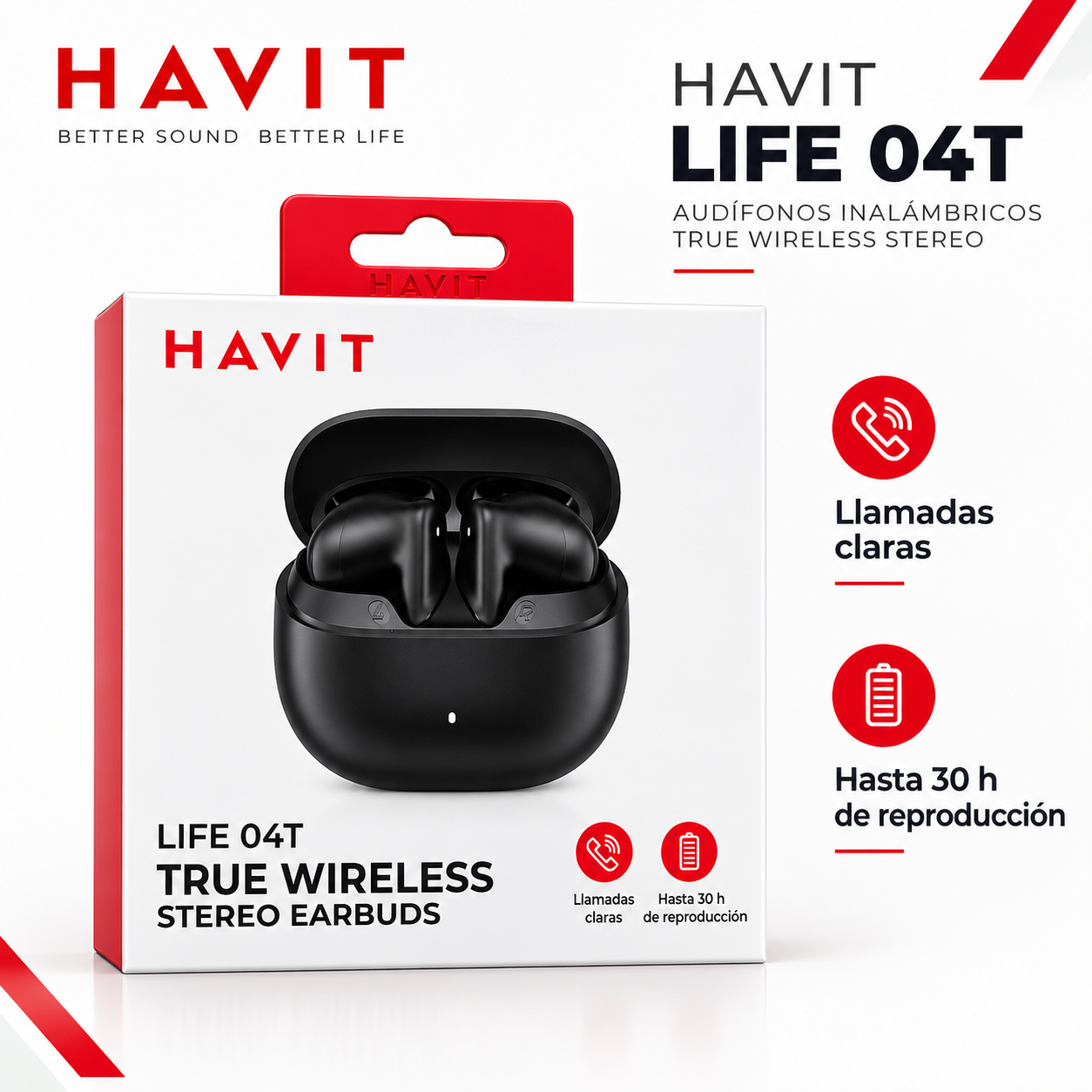 Audífonos inalambricos HAVIT