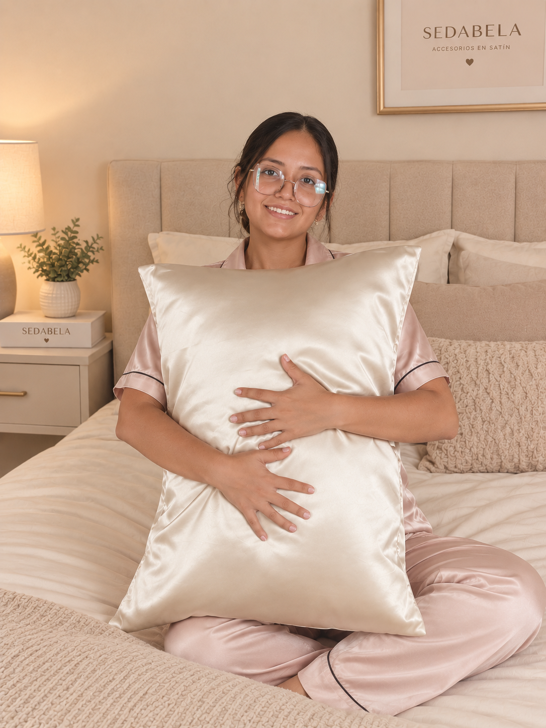 Fundas de almohada satinadas