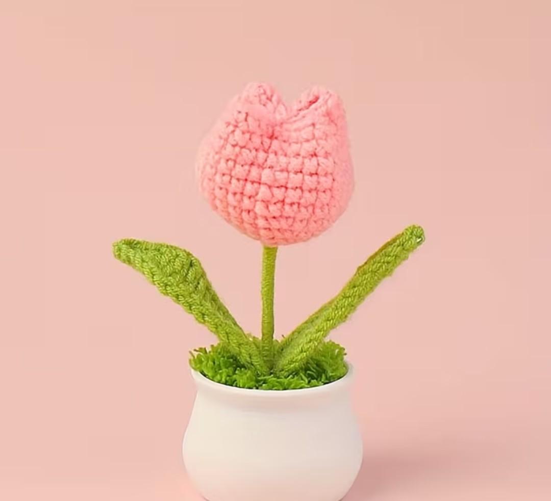 Tulipán hecho a mano