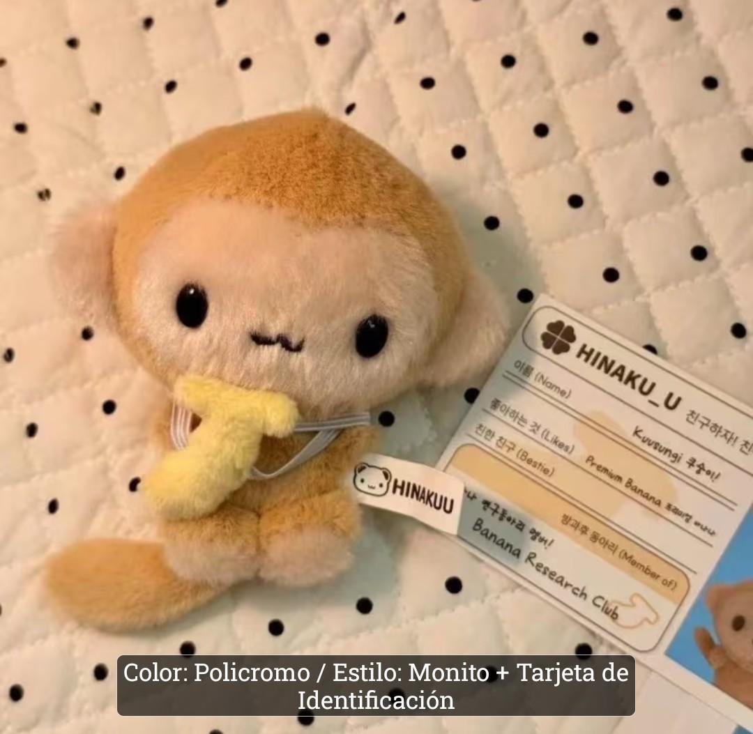 Llavero de peluche de monito