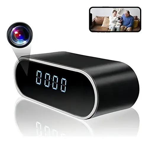 Cámara Espía tipo Reloj Digital Full HD 1080p Visión Nocturna